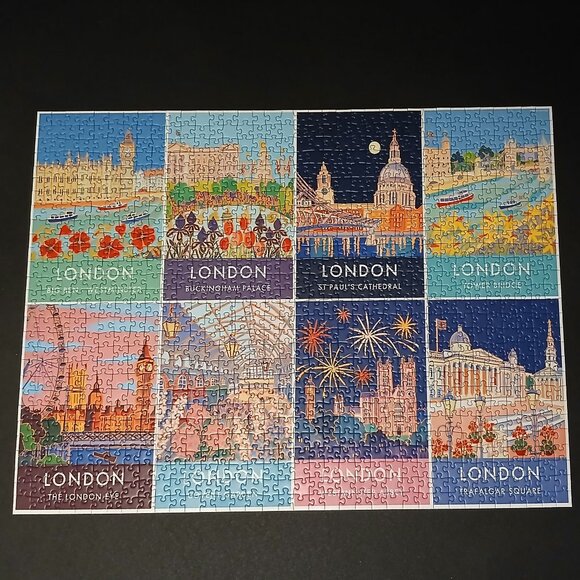 Ravensburger Vintage London Jigsaw Puzzle, 1000 Pieces - Picture 2 of 4